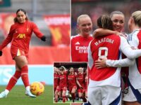 Women’s football’s first £1MILLION transfer fee agreed as Arsenal secure historic deal with Liverpool for Canada international Olivia Smith