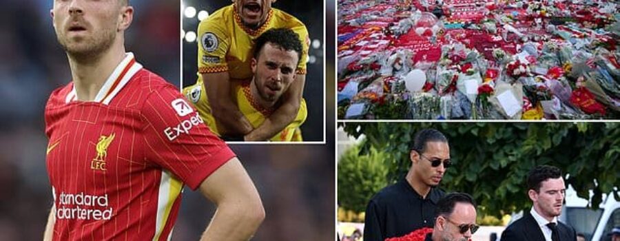 Liverpool reveal planned tributes to Diogo Jota and Andre Silva in pre-season friendly versus Preston – as Reds prepare to return to the pitch one week on from their player’s tragic death
