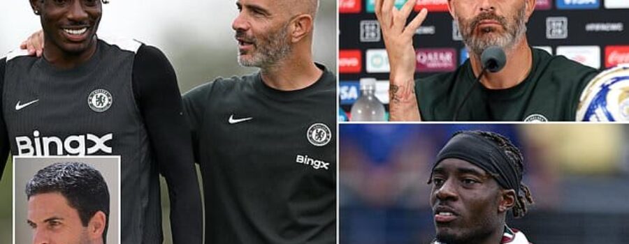 Enzo Maresca reveals who made the decision that Noni Madueke would leave Chelsea as the star closes in on £52m move to Premier League rivals Arsenal