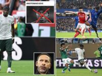 Rio Ferdinand rips into ‘vulgar’ Arsenal fans for ‘utterly disgraceful’ behaviour over £55m Noni Madueke transfer after thousands of Gunners supporters signed petition against move