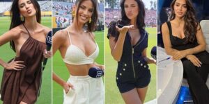 Stunning DAZN Club World Cup host accused of ‘unprofessional outfit’ – just days after her colleague criticised her ‘vulgar, sexy’ touchline clothing