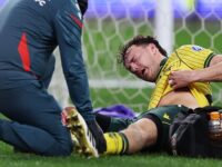 Wrexham star rushed to hospital in Sydney after suffering worrying injury as Ryan Reynolds and Rob McElhenney’s men slide to defeat