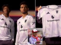 Man United unveil striking new lilac away kit – and reveal inspiration from iconic 1990s ‘snowflake’ strip