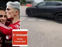 Man United outcast Alejandro Garnacho caught driving into training illegally in top of the range Audi – as he’s forced to train with ‘bomb squad’ AFTER manager Ruben Amorim leaves
