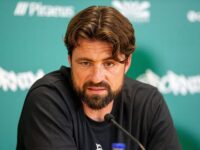 WE’RE HERE TO WIN! Rangers boss Russell Martin won’t even consider battening down the hatches as his team take two-goal lead to Athens