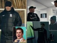 Tom Brady hits out at Wayne Rooney’s ‘work ethic’ in stunning behind-the-scenes footage as NFL icon shares ‘lackadaisical’ fear during Man United legend’s doomed spell at Birmingham