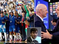 FIFA chief takes aim at ‘combative’ players’ union boss for being ‘more Papal than the Pope’ as row over welfare escalates