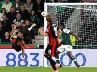 HIBERNIAN 1 MIDTJYLLAND 2 (aet): Danes deny Hibs with spectacular overhead-kick winner in the 119th minute of Easter Road thriller