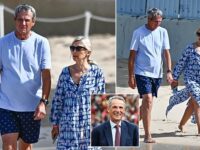 Liverpool legend Alan Hansen, 70, looks fit and healthy as he enjoys sun-soaked stroll with his wife at exclusive Barbados hotel