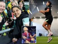 Sam Kerr sports a VERY different look as she joins some of the world’s biggest soccer stars in new campaign