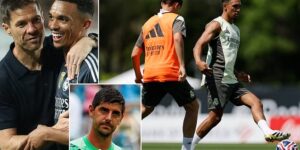 Thibaut Courtois reveals why Trent Alexander-Arnold is ‘horrible’ to train against as Real Madrid star lifts the lid on his ‘amazing’ new team-mate