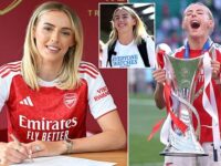 Arsenal complete permanent Chloe Kelly signing after Women’s Champions League triumph – as winger eyes more silverware ahead of England’s Euros title defence