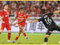 Young winger sends message to Slot after scoring in front of 67,000 fans in Japan