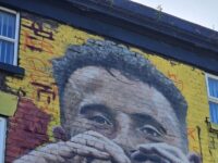 (Image) Diogo Jota mural is quickly completed outside popular pub near Anfield
