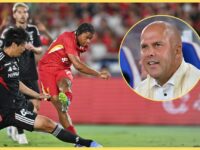 Arne Slot had one critique of Rio Ngumoha’s eye-catching performance in Liverpool’s win in Japan
