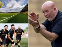 NO ONE LIKES US… WE DON’T CARE! Scottish football panto villains Livingston are back in the big time and keen to defy critics once again