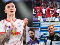 Man United ‘increasingly confident of beating Newcastle to the signing of Benjamin Sesko and believe the RB Leipzig striker only wants Old Trafford move’