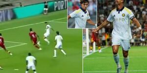 Cristiano Ronaldo marks ‘landmark anniversary’ with stunning hat-trick in thumping Al-Nassr win – as £26m signing Joao Felix dazzles for new side