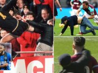 Football fans behaving badly: The ugliest scenes we have seen in stadium stands after Antoine Semenyo is racially abused by a disabled Liverpool supporter
