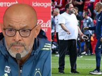 Nuno Espirito Santo ‘may NOT be in charge for Sunday’s game against Palace’ with Forest owner Evangelos Marinakis ‘BAFFLED’ by coach’s alarming comments – and ‘explosive row with new arrival’ is at the centre of major rift