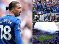 Everton score their FIRST goal at brand new Hill Dickinson Stadium as star who bagged final goal at Goodison Park finds the net – thanks to magic from Jack Grealish