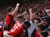 Rescued Morecambe celebrate new lease of life with unlikely victory | Sam Dalling